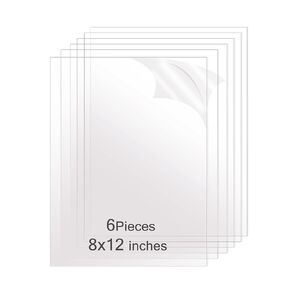 Highly Transparent Smooth Edged Acrylic Plexiglass Sheets for DIY Crafting - 16"X20" -1/8inch or 3mm Thick 2 Pack - with Precision Cutouts for Easy Handling (3MM-16X20-2PCS)