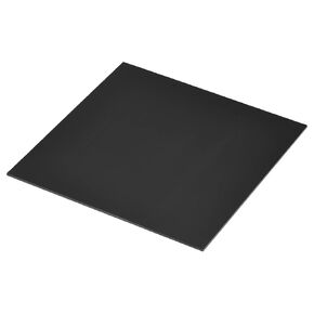 MECCANIXITY UHMW Sheet Ultra High Molecular Weight Polyethylene Sheet Hard Plastic Sheet Board 6.1''x 6.1'' x 0.12'' White