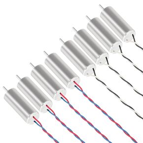 8PCS 615 Coreless Motor 6x15mm Motor 4CW 4CCW Coreless Brushed Motors with JST-1.25 Connector for DIY Micro Quadcopter RC Drone