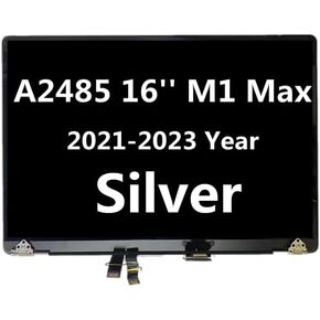 مجموعة شاشة LCD جديدة لجهاز MacBook Pro 16 "M1 Max A2485 Sivler 2021 2022 2023 in Kuwait