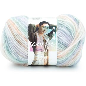 Lion Brand Yarn Scarfie Lite Yarn, 1 Pack, Seaglass