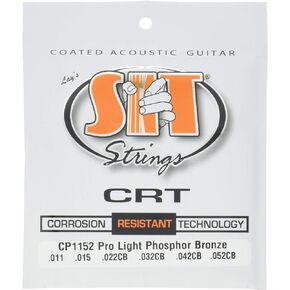 S.I.T. StringS CP1152 Pro Light Phosphor Bronze Coated Acoustic Guitar Strings