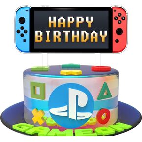 لعبة فيديو كعكة القبعات العالية التبديل لعبة تحكم موضوع كعكة زينة عيد ميلاد كعكة زينة يختار للأولاد الألعاب تحت عنوان حفلة عيد ميلاد (أحمر) in Kuwait