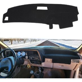 Dashboard Cover Dash Cover Mat Pad Custom Fit for Ford Ranger 1995-2011,Ford Explorer 1995-2001 and Mazda B2300 B2500 B3000 B4000 1995-2008(Black)