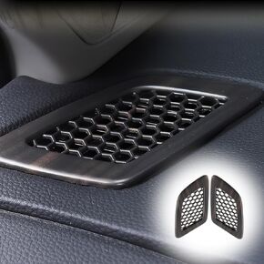 2PCS Dashboard Upper Air Vent Cover Trim for Honda CRV 2023 2024 2025 - ABS Wood Grain Sport Interior Accessories