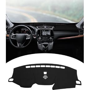 FIILINES Dash Cover Compatible with Honda CRV CR-V 2017 2018 2019 2020 2021 2022 Dashboard Mat Cover CRV Accessories Sunshade Nonslip Mesh Protector No Glare