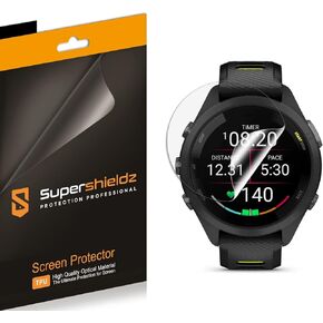 Supershieldz (3 Pack) Designed for Garmin Forerunner 265s Screen Protector, 0.12mm, High Definition Clear Shield (TPU)