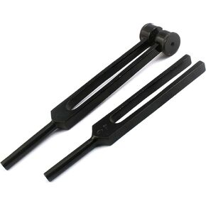 Nervous System Testing Tuning Fork Medic Tuning Fork Choose 128HZ & 512HZ (Full Black) by G.S Online Store