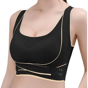 Annenmy Bras for Women No Underwire Posture Corrector Bra Push up Wireless Bras Comfy Light Support Everyday Bras