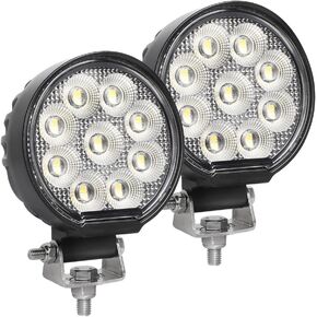 EXZEIT Waterproof LED Pods, 150° Led Fog Light, 72W 5760LMS Led Fog Lights, Led Work Lights for Truck Trator ATV UTV Golf cart Boat, 12v/24v (4.3 inch)