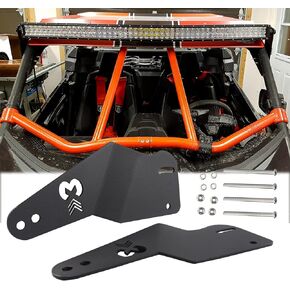 Chelhead X3 50 Inch Light Bar Roof Mounting Bracket, Adjustable Upper Windshield Mounting Holder 50 inch Led Light Bar Fit Can-am Maverick X3 2017 2018 2019 2020 2021 2022 2023
