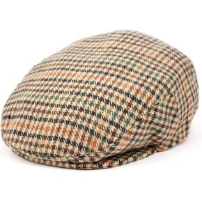 Men's Classic Newsboy Cap, Flat Ivy Hat, Snap Brim Herringbone Tweed Cap in Kuwait