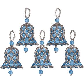 Design Works Crafts Beaded Ornaments Kit-Makes Set of 5, Various