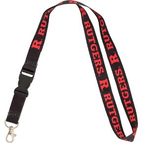 Desert Cactus Rutgers University Lanyard Keychain Car Keys College ID Badge Holder Detachable Breakaway Snap Buckle (Lanyard 2)