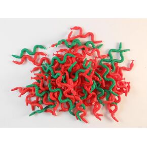 LEGO Red/Green Snakes Lot of 20. New! 10 Green and 10 Red