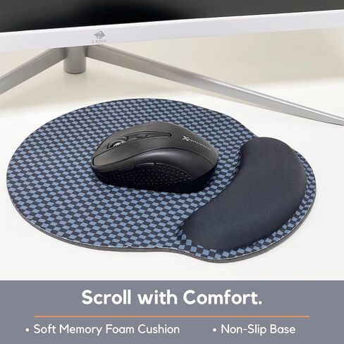 مجموعة لوحة مفاتيح وماوس لاسلكية X9 2.4G - لوحة مفاتيح وماوس بحجم كامل مدمج 105 مفتاح مع لوحة ماوس - لوحة مفاتيح USB لاسلكية لأجهزة الكمبيوتر المحمول والكمبيوتر والكمبيوتر الشخصي والكروم (أسود) in Kuwait