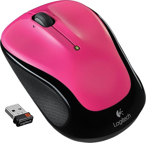 Logitech M325 Wireless Mouse for Web Scrolling - Brilliant Rose in Saudi Arabia