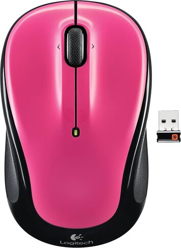 Logitech M325 Wireless Mouse for Web Scrolling - Brilliant Rose in Saudi Arabia