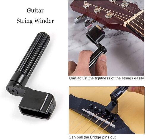 3 Sets Of 6 Acoustic Guitar Strings Steel String With 4 Guitar Picks, Guitar String Winder Guitar Kit For Beginners Performers in Saudi Arabia