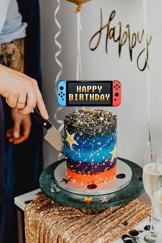 لعبة فيديو كعكة القبعات العالية التبديل لعبة تحكم موضوع كعكة زينة عيد ميلاد كعكة زينة يختار للأولاد الألعاب تحت عنوان حفلة عيد ميلاد (أحمر) in Kuwait