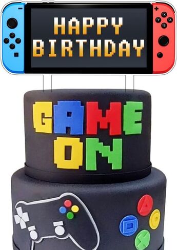 لعبة فيديو كعكة القبعات العالية التبديل لعبة تحكم موضوع كعكة زينة عيد ميلاد كعكة زينة يختار للأولاد الألعاب تحت عنوان حفلة عيد ميلاد (أحمر) in Kuwait