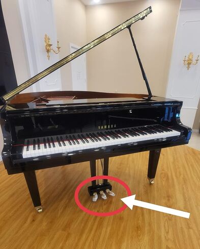 دواسة البيانو/غطاء دواسة البيانو الرقمي، غطاء واقٍ بحواف، نسيج من القطن والبوليستر، نمط مخلب القط in Kuwait