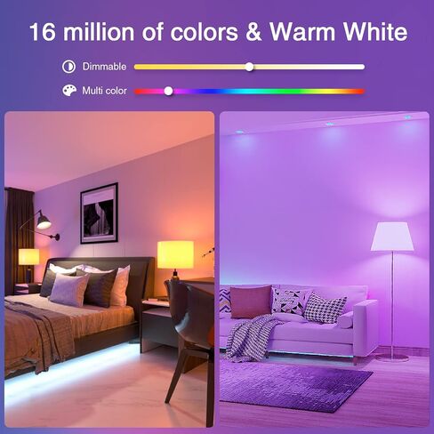 GHome Smart Mini Plug Compatible with Alexa and Google Home, WiFi Outlet Socket Remote Control with Timer Function, Only Supports 2.4GHz Network, No Hub Required, ETL FCC Listed (4 Pack), White in Saudi Arabia