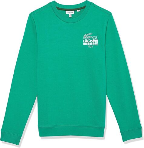 Lacoste Kids' Long Sleeve Multi-Logo Crewneck Sweatshirt in Saudi Arabia