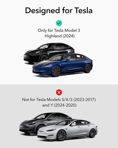 واقي شاشة من الزجاج المقوى ESR لسيارة Tesla Model 3 Highland (2024)، طبقة زجاجية غير لامعة مع مجموعة محاذاة، مقاوم للخدش والصدمات، خالٍ من الفقاعات ومقاوم لبصمات الأصابع in Saudi Arabia