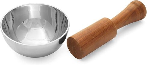 Singing Bowls Set/Meditation Sound Bowl for Energy Healing, Mindfulness, Yoga, Chakra Balancing- Unique Handcrafted Tibetan Humming Bowl with Mallet, Silk Pouch & Cushion in Kuwait