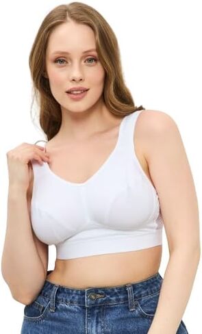 Women's Mastectomy Sport Bra Post-Surgery Plus Size with Pockets for Prosthesis in Saudi Arabia