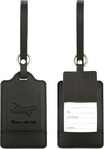 4 Pack Luggage Tag Set,4 Color,Assorted Bright Tags for Easy Identification with Privacy Protection,Durable and Fun Design for Suitcases and Travel Bags in Saudi Arabia