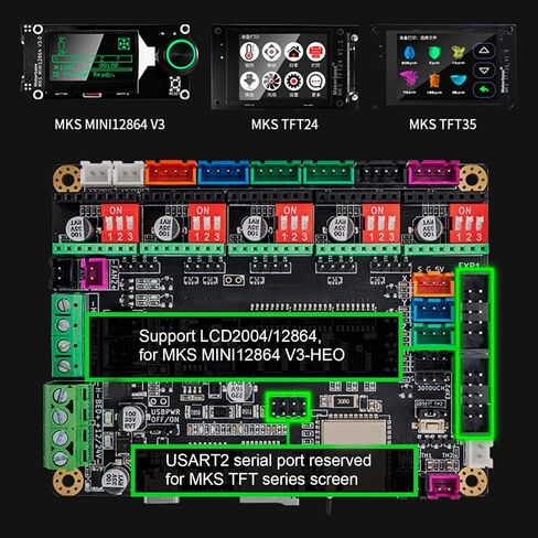 32 Bit Control Board 3D Printer Motherboard Additive Manufacturing Products Accessories USB Cable A C Type C in Saudi Arabia