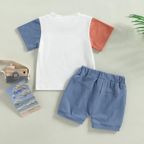 Independence Day Outfits Toddler Baby Boy Eagle Print Top Stars and Stripes Shorts 4th of July Clothes in Saudi Arabia