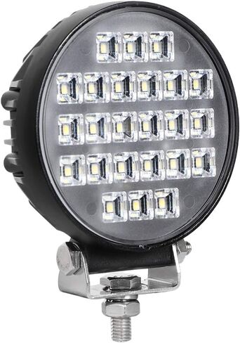 أغطية LED مقاومة للماء من EXZEIT، ضوء ضباب LED 150 درجة، مصابيح ضباب LED 72 وات 5760LMS، مصابيح عمل LED لقارب عربة الغولف Trator ATV UTV، 12 فولت/24 فولت (4.3 بوصة) in Saudi Arabia