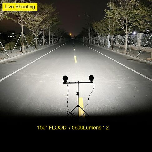 أغطية LED مقاومة للماء من EXZEIT، ضوء ضباب LED 150 درجة، مصابيح ضباب LED 72 وات 5760LMS، مصابيح عمل LED لقارب عربة الغولف Trator ATV UTV، 12 فولت/24 فولت (4.3 بوصة) in Saudi Arabia