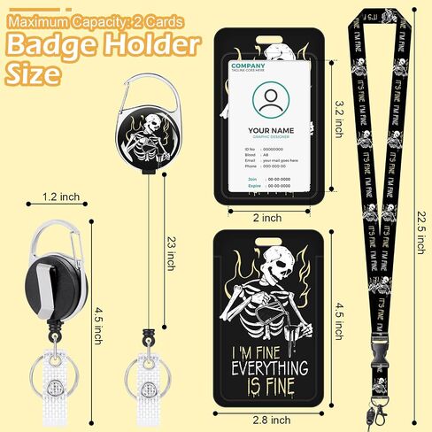 Highland Cow Lanyards for Id Badges Holder, Retractable Name Tag Holder with Keychain, Vertical Id Credit Card Holder Badge Reel for Nurse Teacher Studentfor in Saudi Arabia