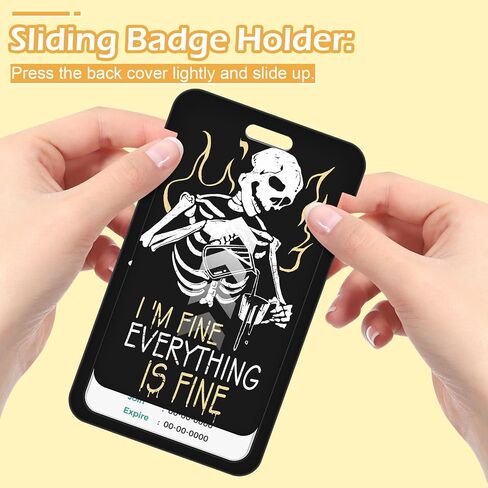 Highland Cow Lanyards for Id Badges Holder, Retractable Name Tag Holder with Keychain, Vertical Id Credit Card Holder Badge Reel for Nurse Teacher Studentfor in Saudi Arabia