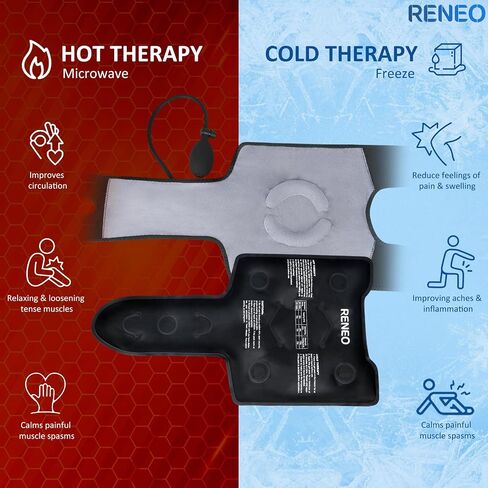 Compression Knee Ice Pack Wrap for Knee Pain Relief, Reusable Gel Cold Packs for Knee Surgery, Flexible Cold Wrap for Arthritis, Meniscus Tear, Osteoarthritis & ACL, Hot and Cold Therapy in Saudi Arabia