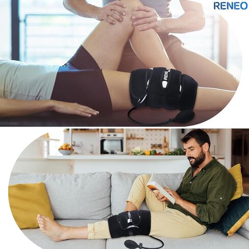 Compression Knee Ice Pack Wrap for Knee Pain Relief, Reusable Gel Cold Packs for Knee Surgery, Flexible Cold Wrap for Arthritis, Meniscus Tear, Osteoarthritis & ACL, Hot and Cold Therapy in Saudi Arabia
