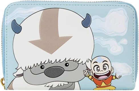 الصورة الرمزية Loungefly The Last Airbender Aang Appa وMomo Zip Round Wallet in Saudi Arabia