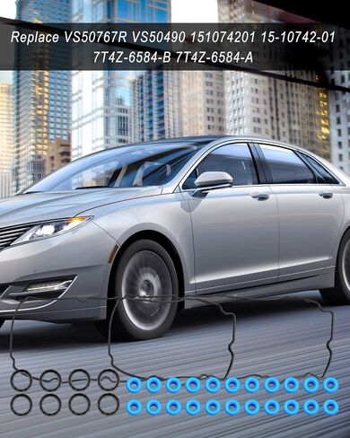 مجموعة حشيات غطاء صمام المحرك مناسبة لـ 2007-2013 Ford Edge Flex Fusion Taurus Taurus X Lincoln MKS MKT MKX MKZ 2008 2009 Mercury Sable استبدال VS50767R in Kuwait