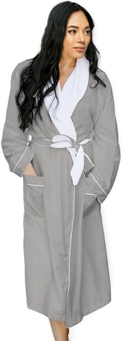 Jennifer Adams Luxury Plush Bathrobe, Unisex Ultra-Soft Quick-Drying Robe in Saudi Arabia