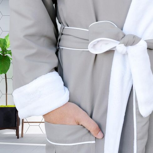 Jennifer Adams Luxury Plush Bathrobe, Unisex Ultra-Soft Quick-Drying Robe in Saudi Arabia