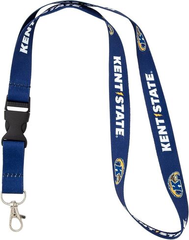 Desert Cactus Kent State University Lanyard KSU Golden Flashes Car Keys ID Badge Holder Lanyard Keychain Detachable Breakaway Snap Buckle (Blue) in Saudi Arabia