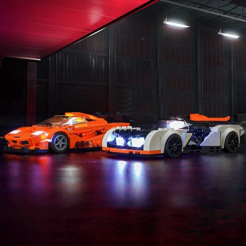 مجموعة إضاءة LED VONADO لمجموعات أبطال سرعة Lego 76918، إضاءة DIY متوافقة مع Lego McLaren Solus GT (بدون نموذج Lego)، أضواء ديكور إبداعية لـ Lego McLaren F1 LM (الضوء فقط) in Saudi Arabia