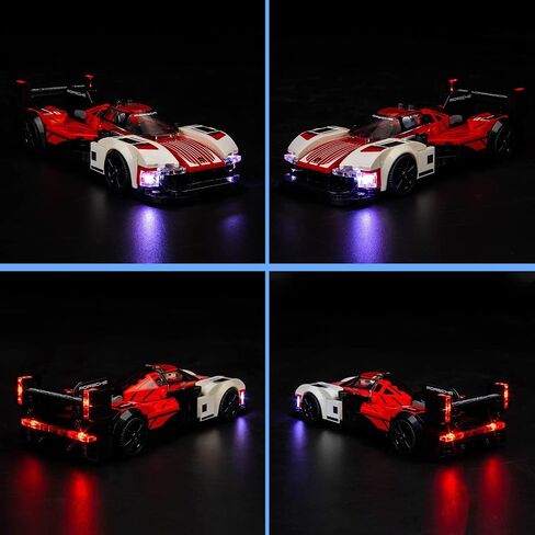 مجموعة إضاءة LED VONADO لمجموعات أبطال سرعة Lego 76918، إضاءة DIY متوافقة مع Lego McLaren Solus GT (بدون نموذج Lego)، أضواء ديكور إبداعية لـ Lego McLaren F1 LM (الضوء فقط) in Saudi Arabia