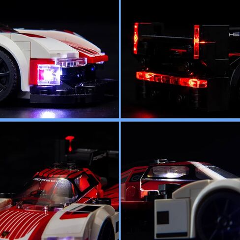 مجموعة إضاءة LED VONADO لمجموعات أبطال سرعة Lego 76918، إضاءة DIY متوافقة مع Lego McLaren Solus GT (بدون نموذج Lego)، أضواء ديكور إبداعية لـ Lego McLaren F1 LM (الضوء فقط) in Saudi Arabia