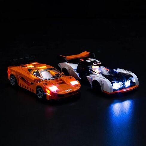 مجموعة إضاءة LED VONADO لمجموعات أبطال سرعة Lego 76918، إضاءة DIY متوافقة مع Lego McLaren Solus GT (بدون نموذج Lego)، أضواء ديكور إبداعية لـ Lego McLaren F1 LM (الضوء فقط) in Saudi Arabia
