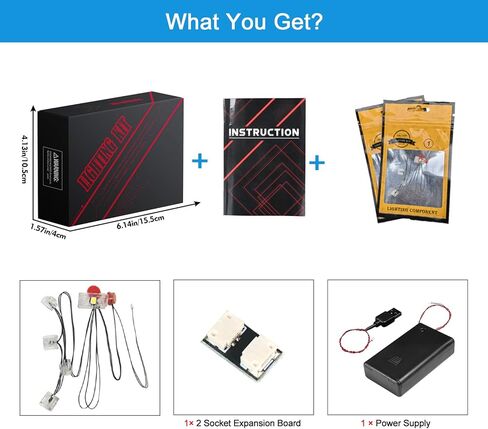 مجموعة إضاءة LED VONADO لمجموعات أبطال سرعة Lego 76918، إضاءة DIY متوافقة مع Lego McLaren Solus GT (بدون نموذج Lego)، أضواء ديكور إبداعية لـ Lego McLaren F1 LM (الضوء فقط) in Kuwait